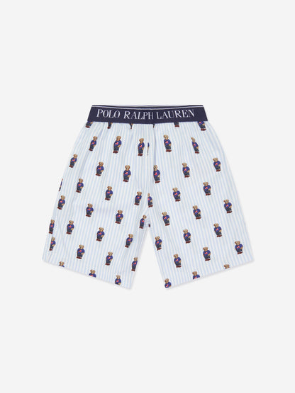 Ralph Lauren Boys T-Shirt And Shorts Pyjama Set in Multicolour