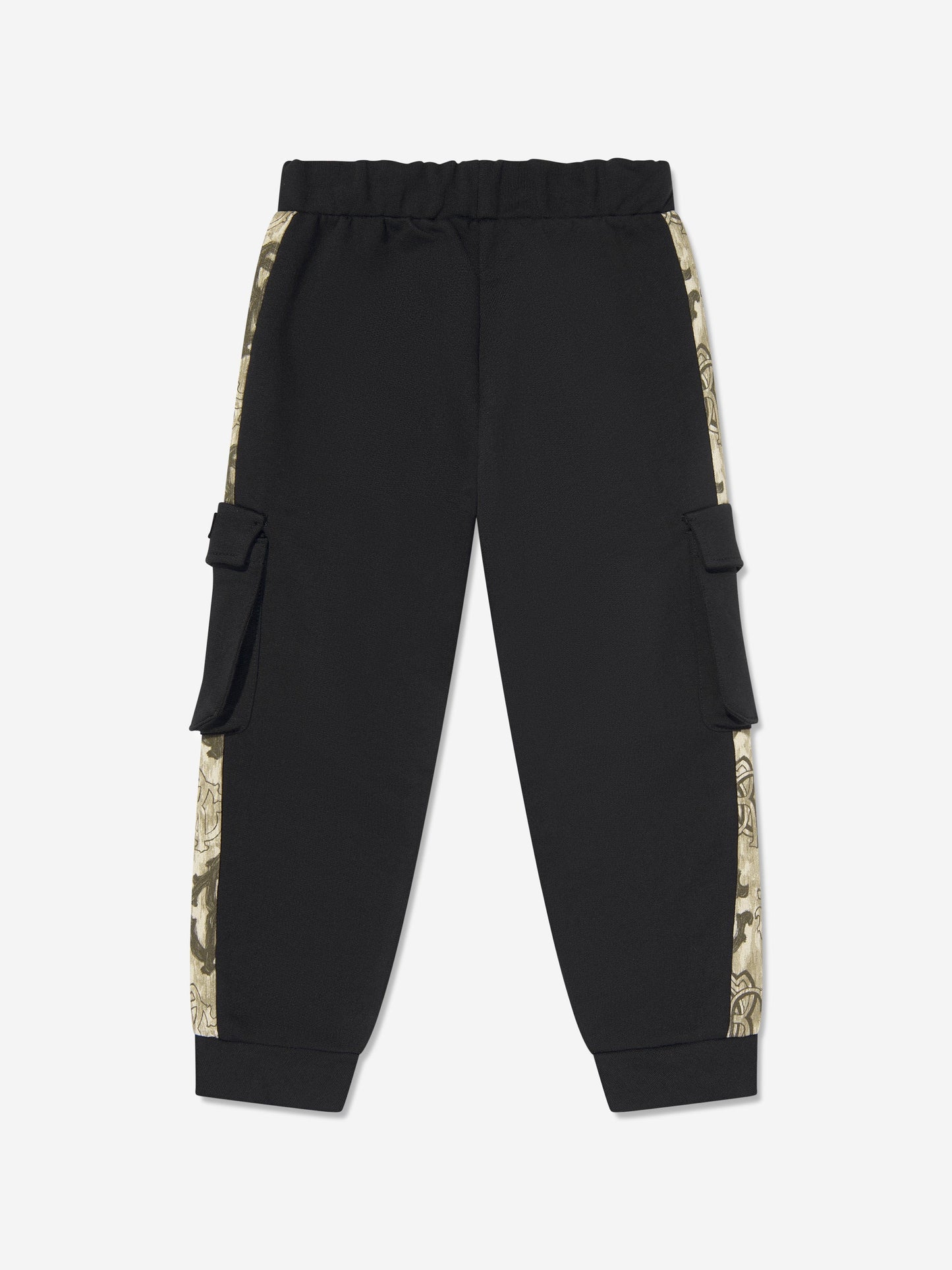 Roberto Cavalli Boys Logo Joggers in Black