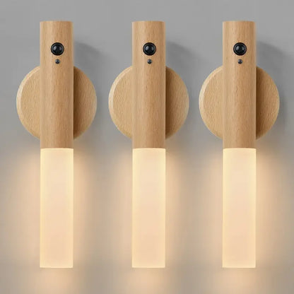 Smart Motion Sensor Night Light – Rechargeable Magnetic LED Wall Lamp