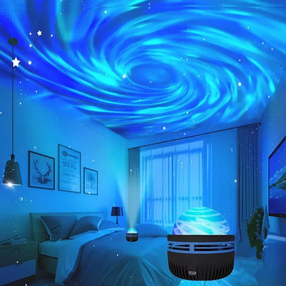 Colorful Galaxy Sky Projector Bedroom Night Light For Kids
