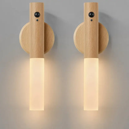 Smart Motion Sensor Night Light – Rechargeable Magnetic LED Wall Lamp