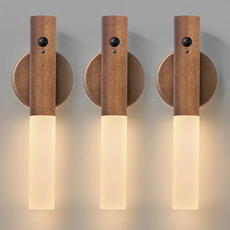 Smart Motion Sensor Night Light – Rechargeable Magnetic LED Wall Lamp