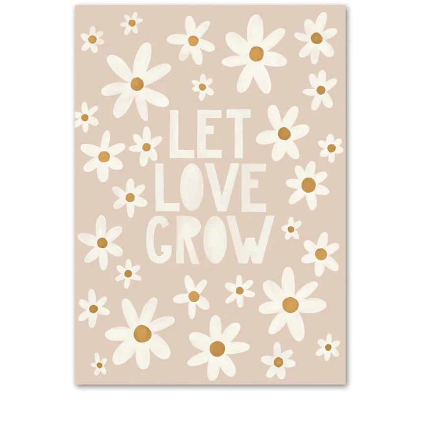 Boho Cartoon Animal Wall Art – Rabbit, Mouse & Goose Nursery Prints