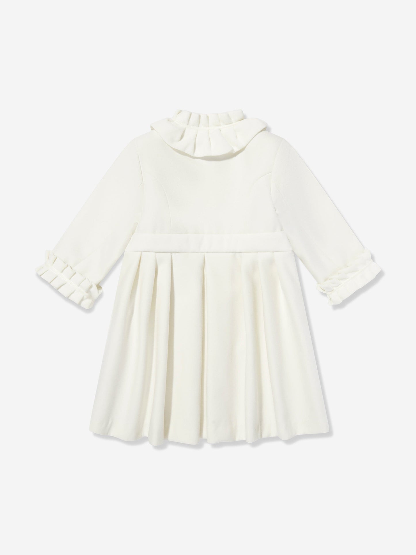 Sarah Louise Girls Coat and Hat Set in Ivory