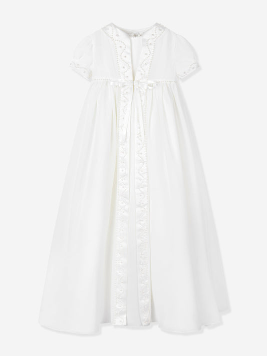 Sarah Louise Baby Girls Christening Robe, Coat and Bonnet in Ivory