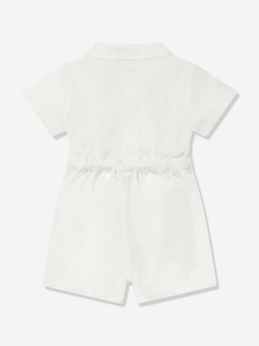 Sarah Louise Baby Boys Shorts Set in Ivory