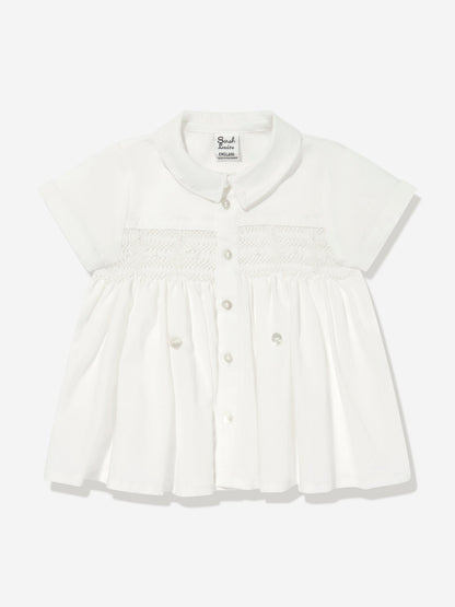 Sarah Louise Baby Boys Shorts Set in Ivory