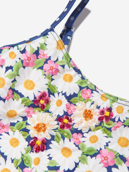 Selini Action Girls Daisy Swimsuit in Multicolour