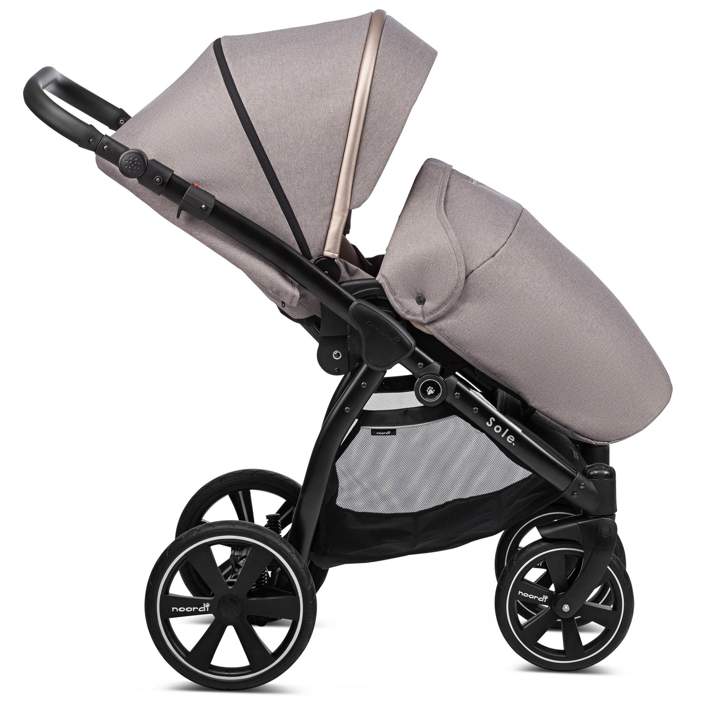 Noordi Sole Go 3in1 + Travel Carrier Car Seat, Beige