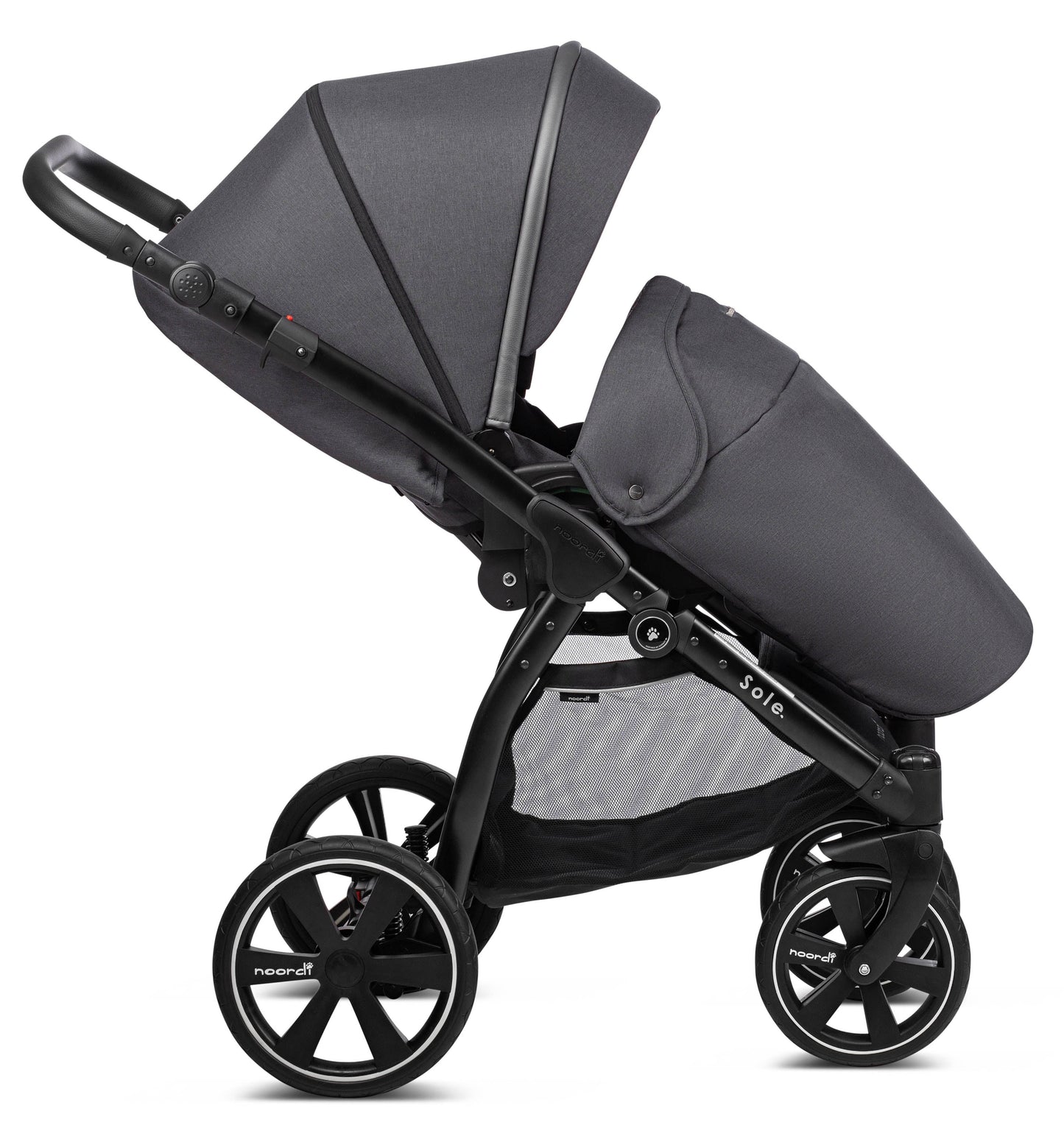 Noordi Sole Go 3in1 + Travel Carrier Car Seat, Black