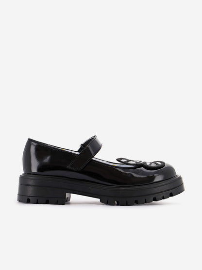Sophia Webster Girls Butterfly Mary Jane Flat in Black