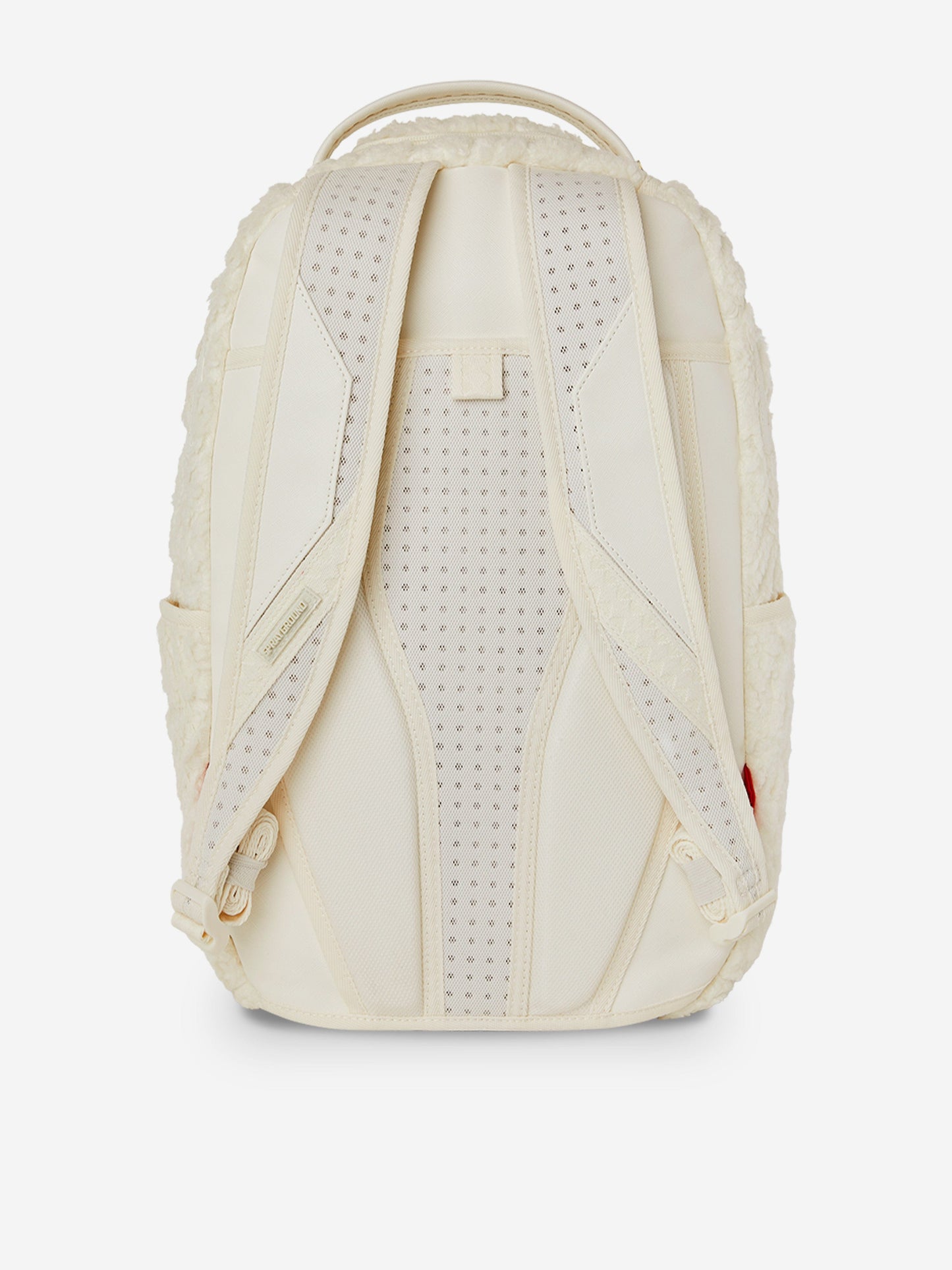 Sprayground Kids Sherpa Shark Backpack in Ivory (46cm)