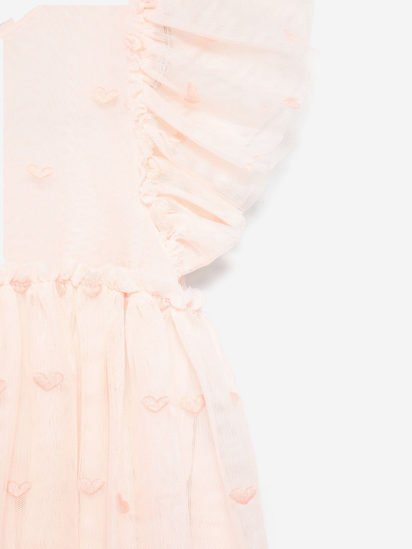 Stella McCartney Girls Embroidered Dress in Pink