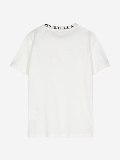 Stella McCartney Boys Logo T-Shirt in Ivory