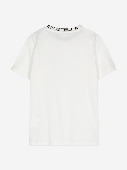 Stella McCartney Boys Logo T-Shirt in Ivory