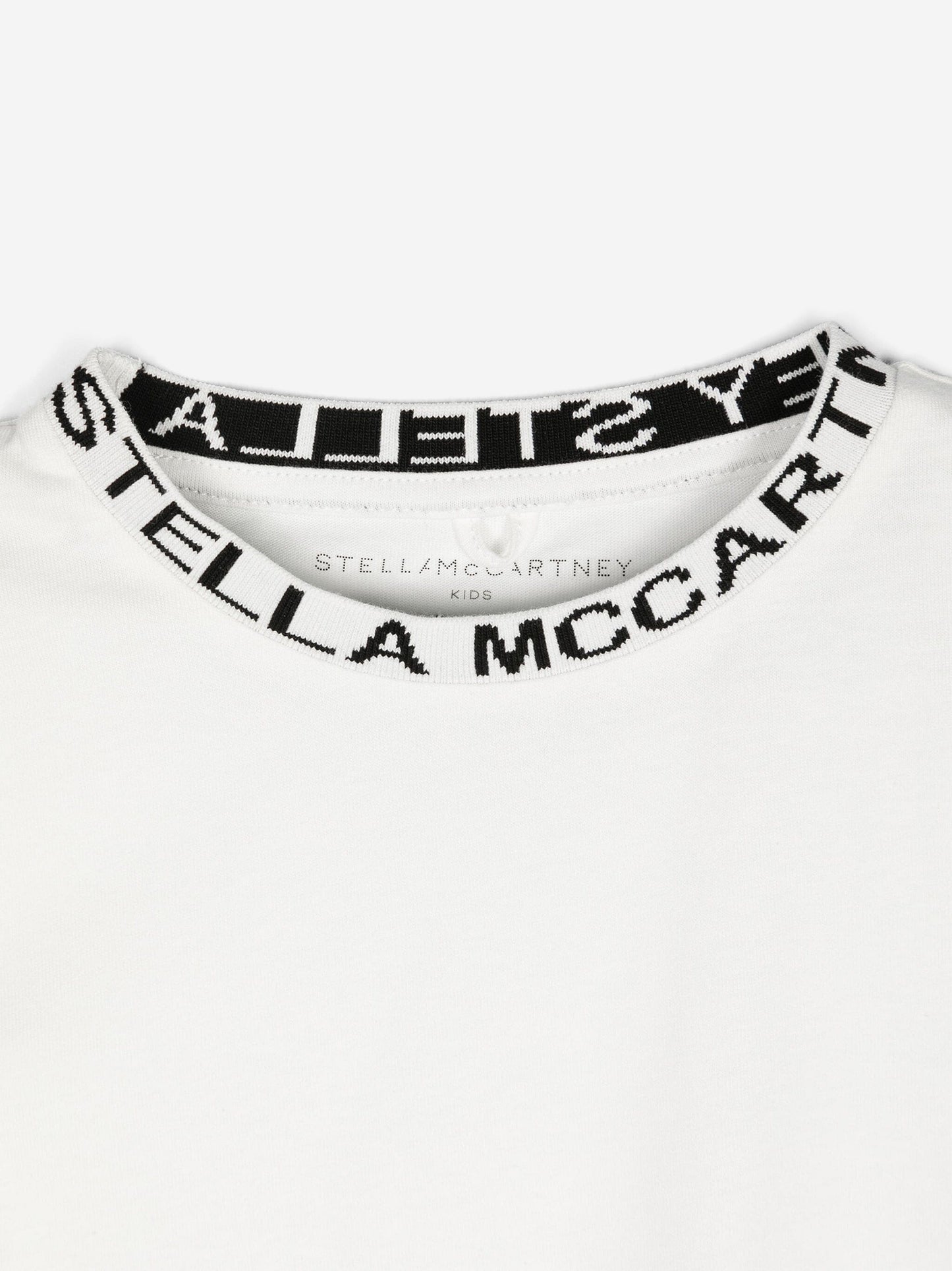 Stella McCartney Boys Logo T-Shirt in Ivory