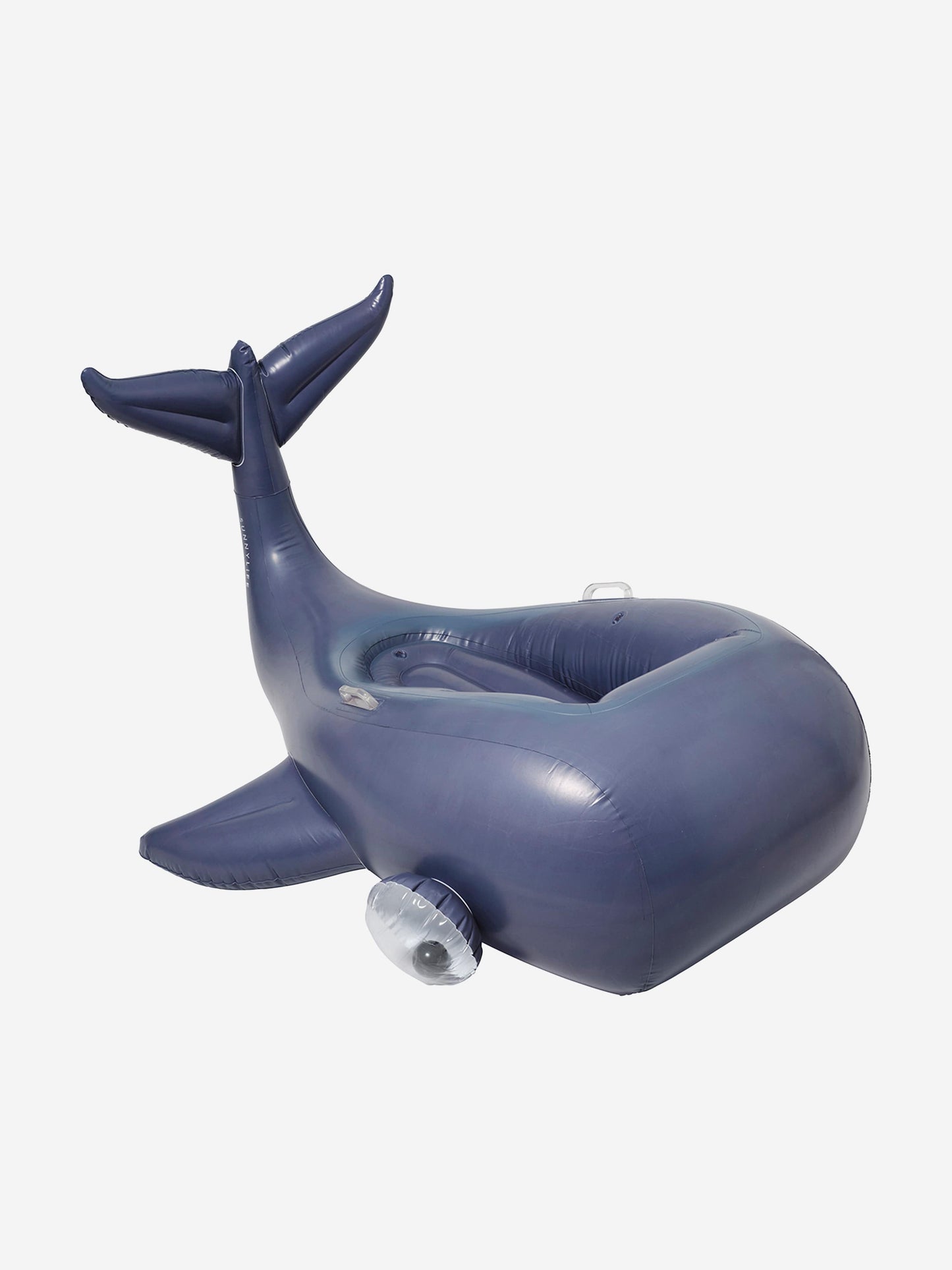 Sunnylife Kids Moby Dick Luxe Ride-On Float in Navy (142cm)