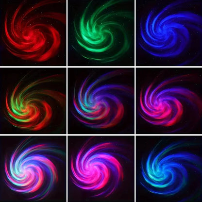 Colorful Galaxy Sky Projector Bedroom Night Light For Kids