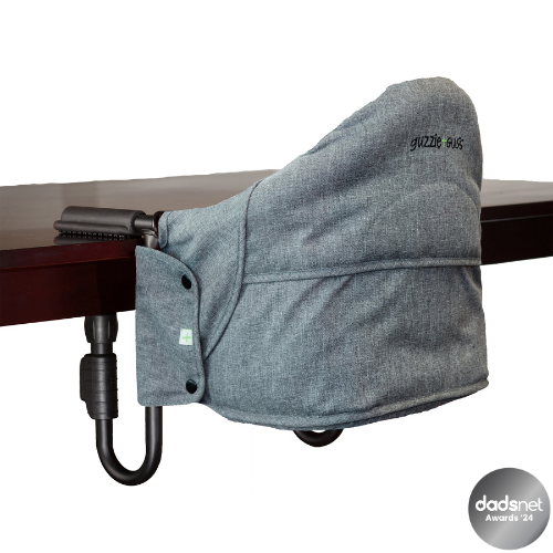 guzzie+Guss - Perch Clip On Highchair - Salt & Pepper