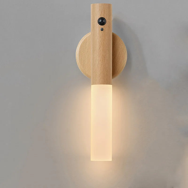 Smart Motion Sensor Night Light – Rechargeable Magnetic LED Wall Lamp