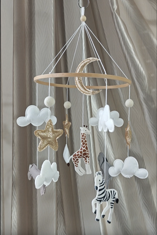 Safari Dreams Cot Mobile