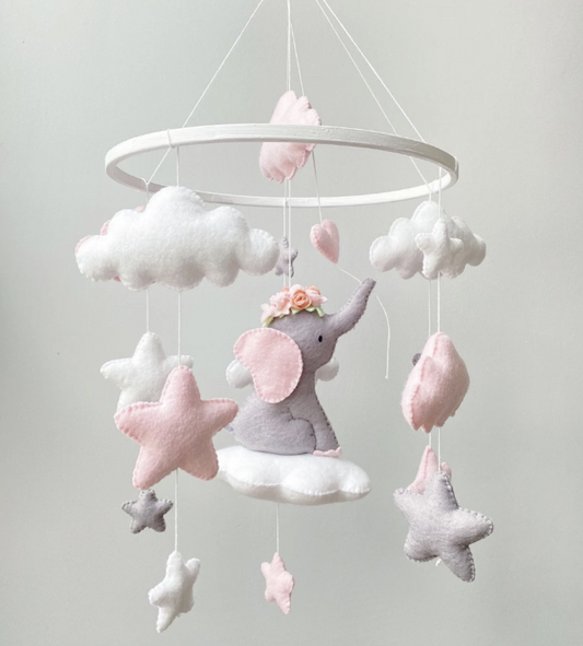 Elephant Dreams Cot Mobile