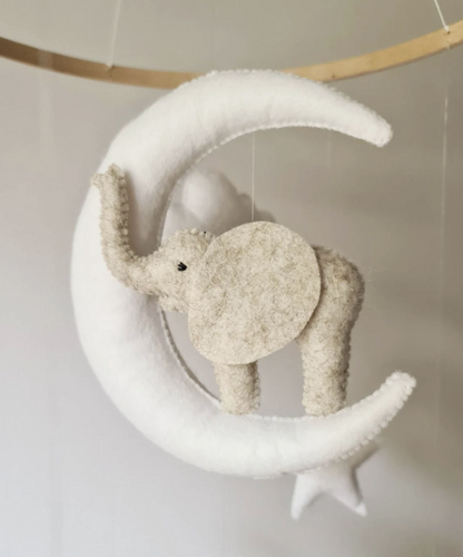 Under the Safari Moon Cot Mobile