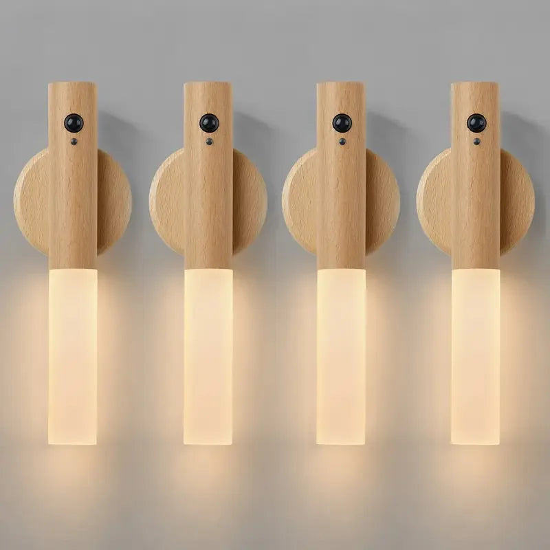 Smart Motion Sensor Night Light – Rechargeable Magnetic LED Wall Lamp