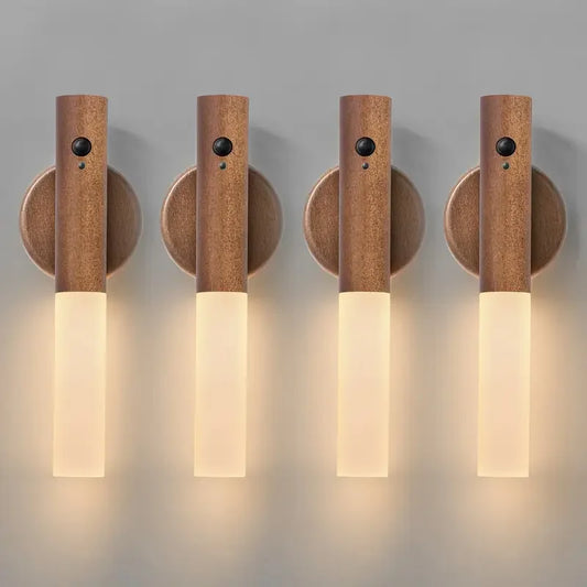 Smart Motion Sensor Night Light – Rechargeable Magnetic LED Wall Lamp