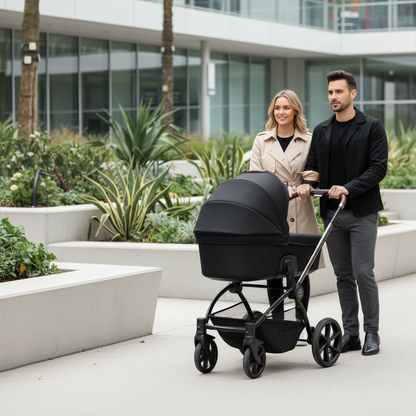 Noordi Sole V3 3in1 with Travel Carrier Car Seat, Slate Black