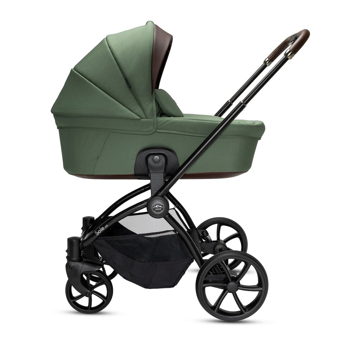 Noordi Sole V3 3in1 with Travel Carrier Car Seat, Woodland Green