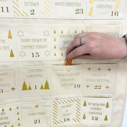 Personalised Christmas Hits Advent Calendar Countdown - Christmas songs advent calendar for kids