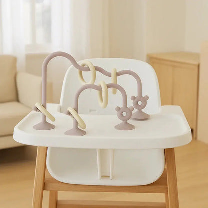 Stick &amp; Soothe – Jouet à ventouse pour chaise haute et voyage