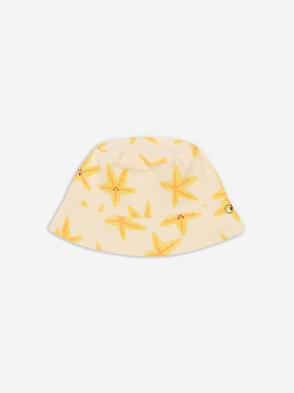 The Bonnie Mob Girls Chill Parasol Sun Hat in Ivory