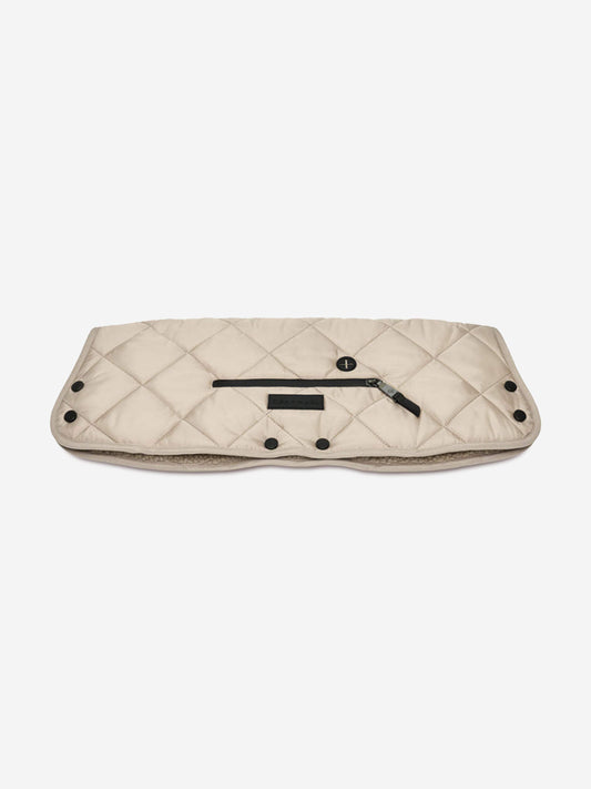 Tiba + Marl Universal Quilted Buggy Handmuff in Beige (48cm)