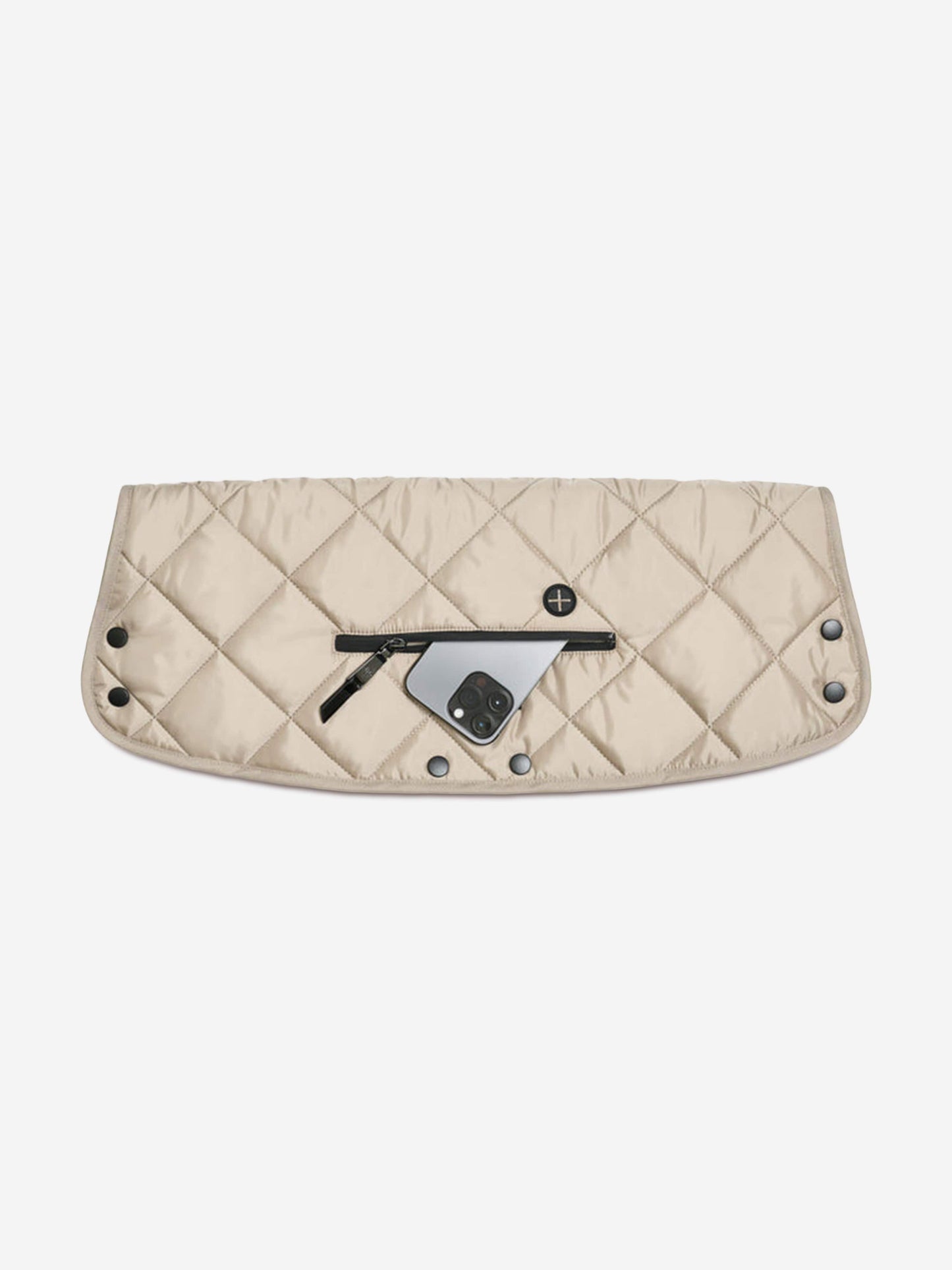 Tiba + Marl Universal Quilted Buggy Handmuff in Beige (48cm)