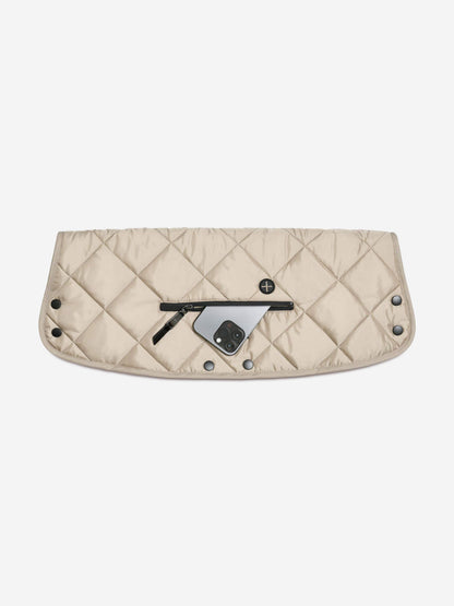 Tiba + Marl Universal Quilted Buggy Handmuff in Beige (48cm)