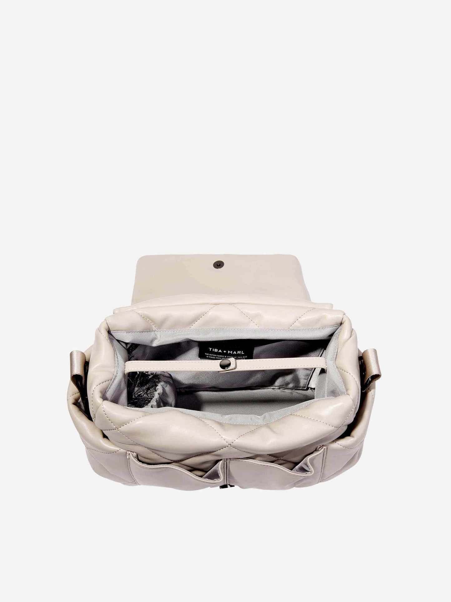 Tiba + Marl Baby Nova Eco Compact Quilted Changing Bag in Beige (33cm)