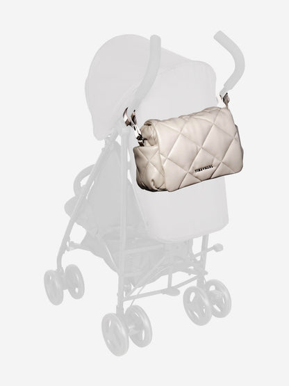 Tiba + Marl Baby Nova Eco Compact Quilted Changing Bag in Beige (33cm)