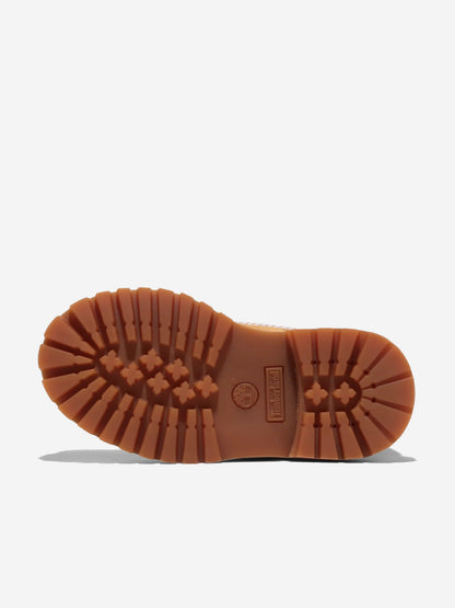 Timberland Kids 6 inch Lace-Up Waterproof Boots in Beige