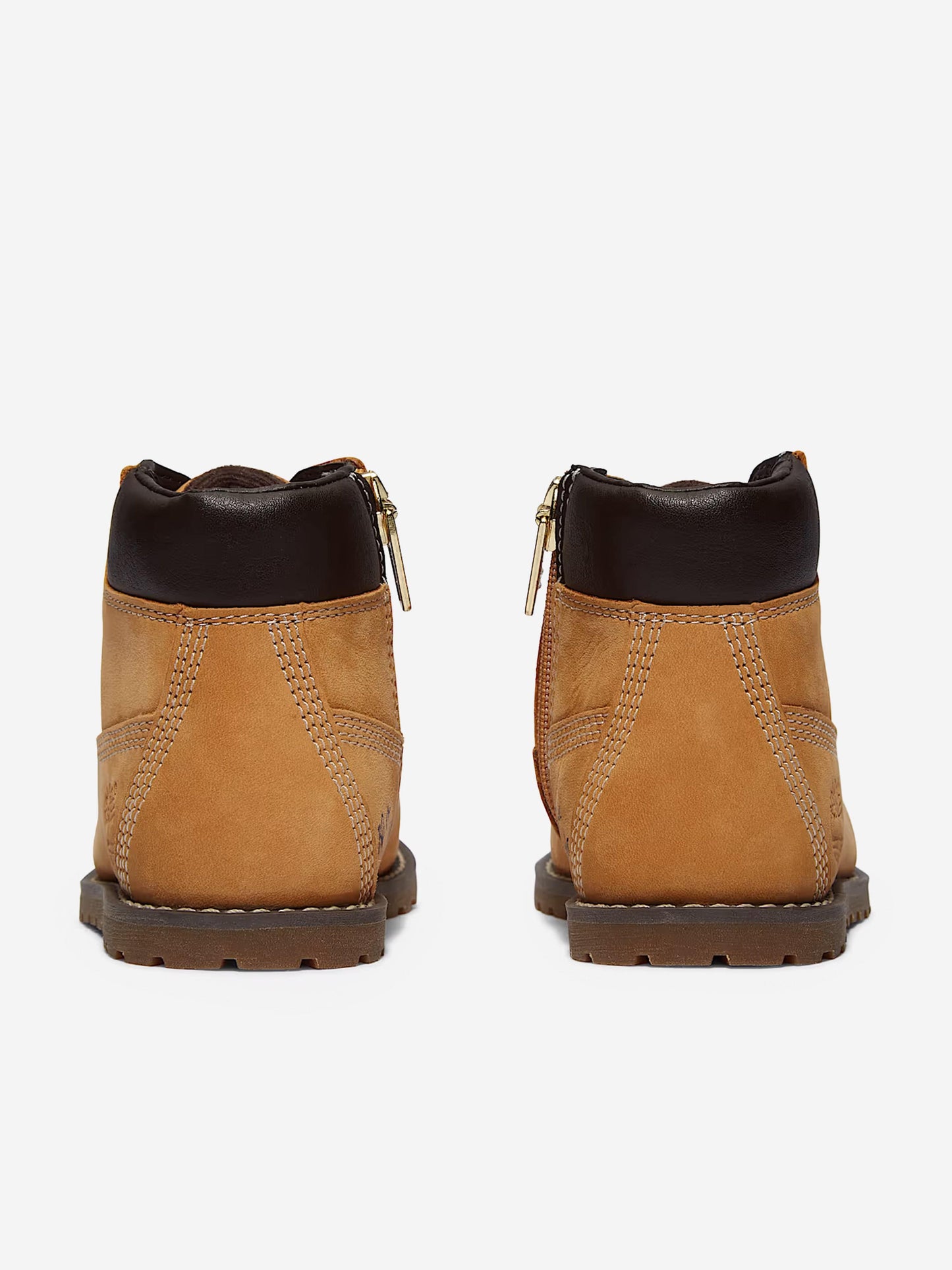 Timberland Kids Mid Lace-Up Boots in Beige