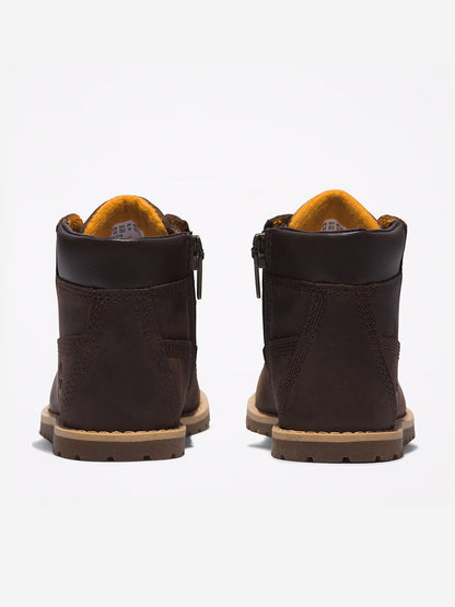 Timberland Kids Mid Lace-Up Boots in Brown