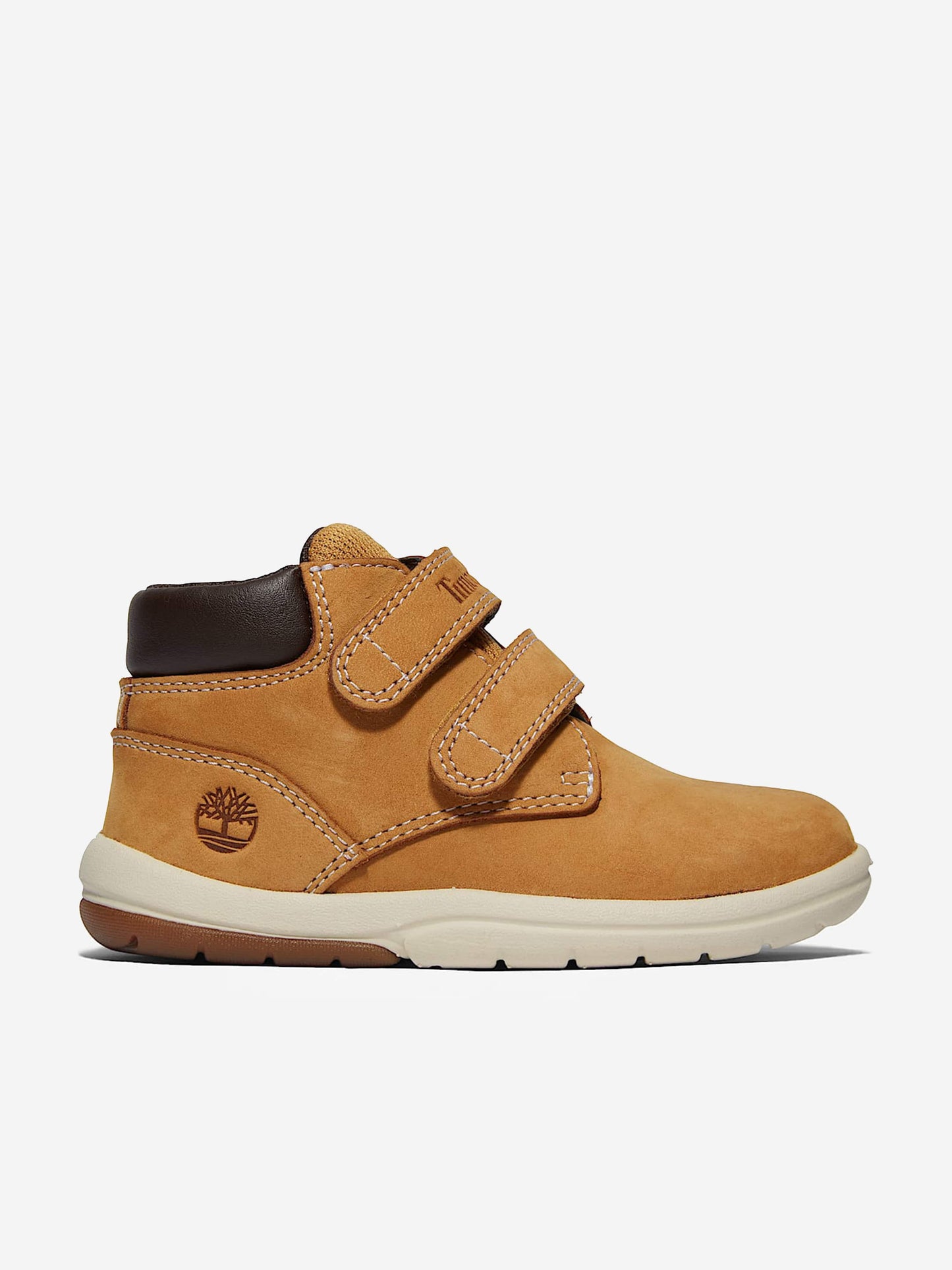 Timberland Boys Toddle Tracks Mid Hook & Loop Boots in Wheat