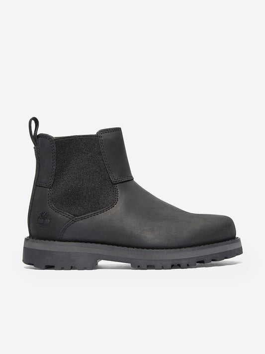 Timberland Kids Courma Mid Chelsea Boots in Black
