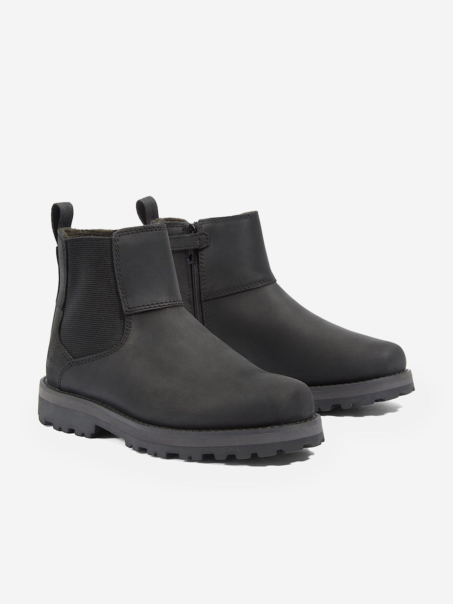 Timberland Kids Courma Mid Chelsea Boots in Black