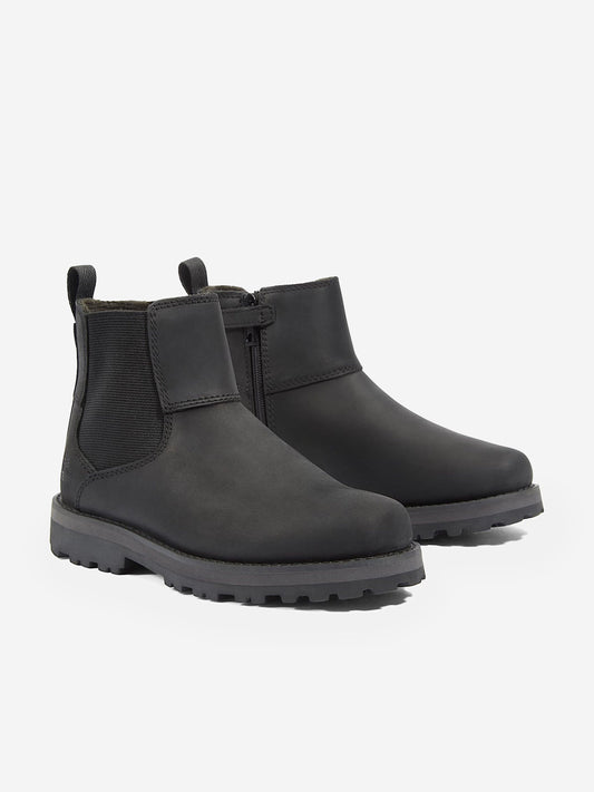 Timberland Kids Courma Mid Chelsea Boots in Black