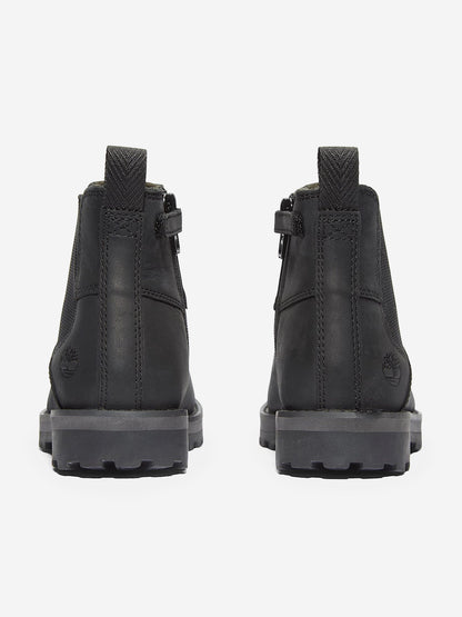 Timberland Kids Courma Mid Chelsea Boots in Black
