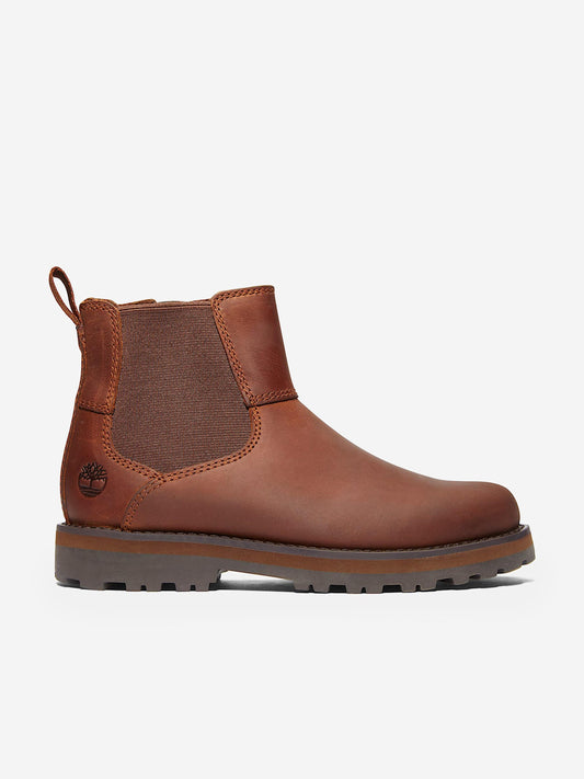 Timberland Kids Courma Mid Chelsea Boots in Brown