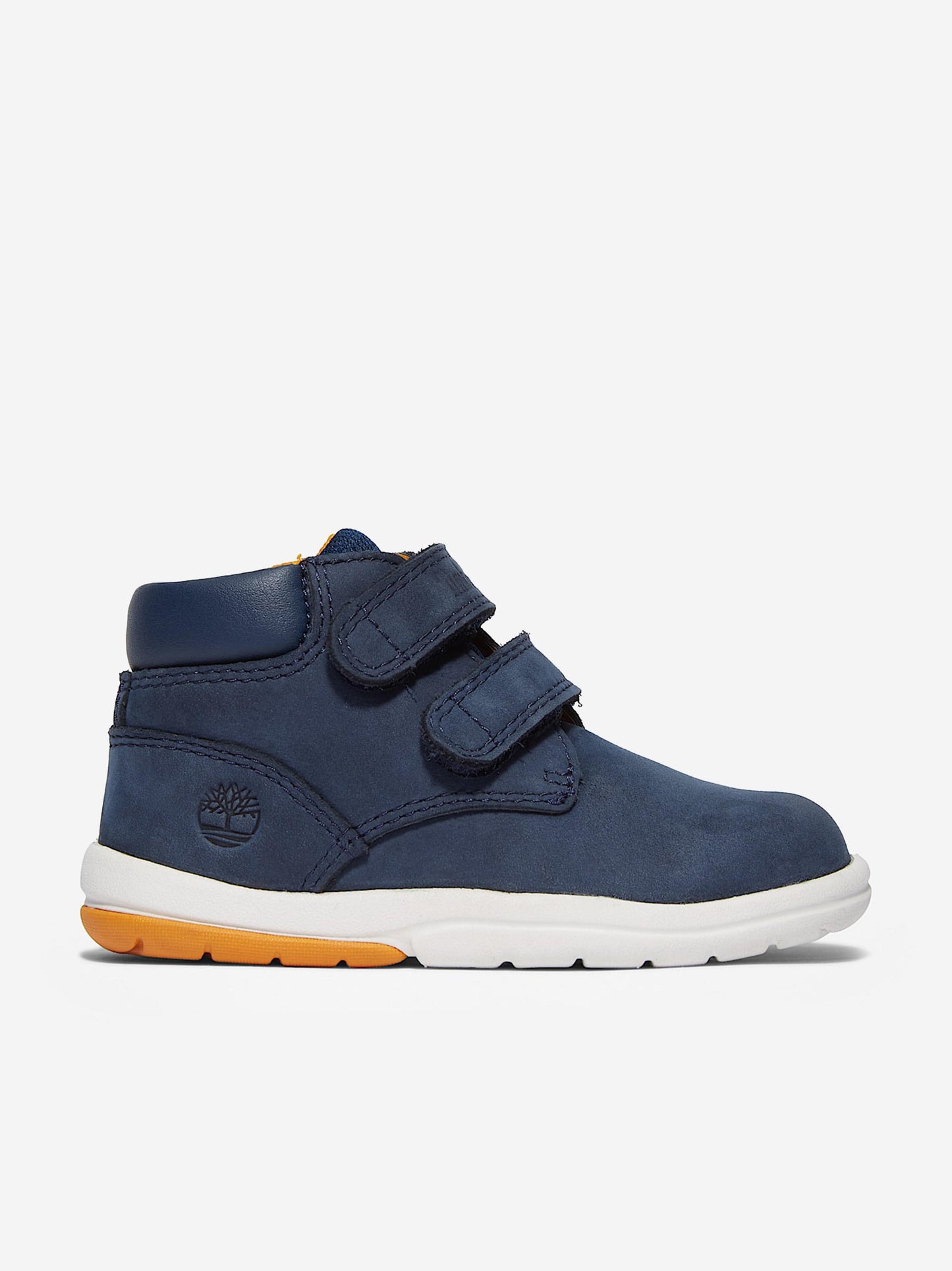 Timberland Boys Toddle Tracks Mid Hook & Loop Boots in Navy
