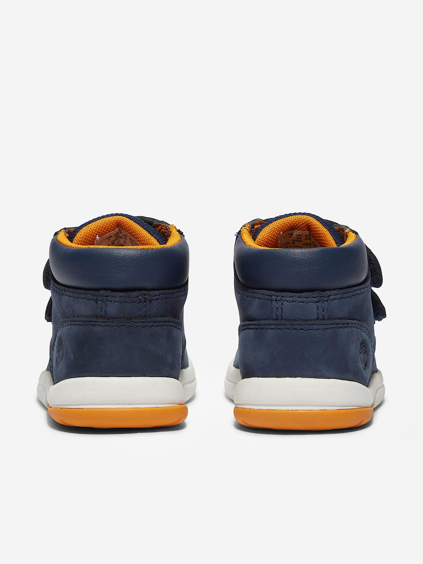 Timberland Boys Toddle Tracks Mid Hook & Loop Boots in Navy